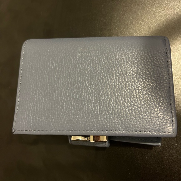 Gianni Bernini 1 framed Indexer Leather Wallet - blue/grey - Picture 3 of 5